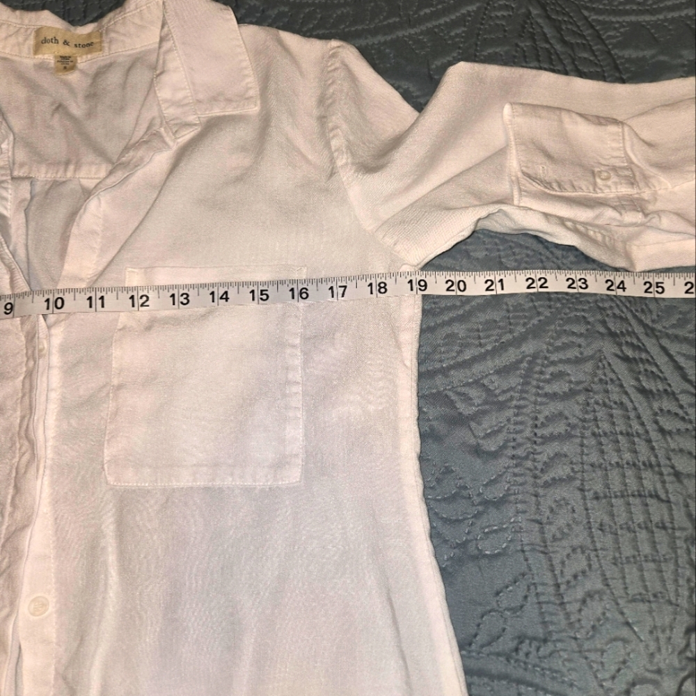 Anthropologie cloth & stone Women's S Button-up Blouse - Picture 7 of 14